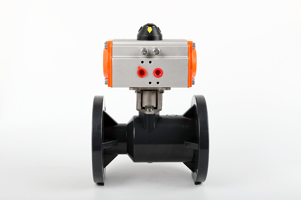 清远气动法兰一体球阀